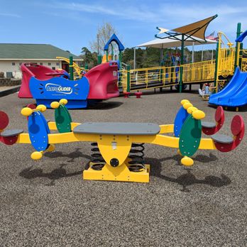 Hampstead Kiwanis Park - Modern see saw - fun! - Parks Near Me - Hampstead, North Carolina
