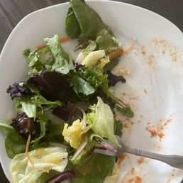 Freshly made Salad with little tomato's!