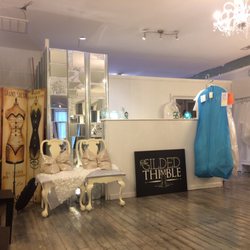 The Gilded Thimble - The main area, with two large mirrors for getting a good look!