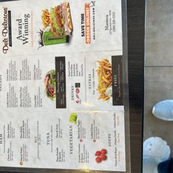 Deli Delicious - Menu 4/25/23
