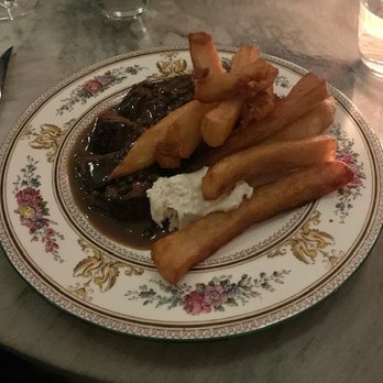 Lord's - Sirloin steak & chips with green peppercorns - British Near Me - New York, New York Lord's - Sirloin steak & chips with green peppercorns - British Near Me - New York, New York