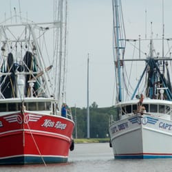 Anchored Shrimp - Our seafood is caught from our own boats, nothing imported.
