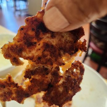 CJ's Cafe - My fall apart see through chicken patty - Breakfast & Brunch Near Me - Los Angeles, California