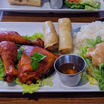 Nine & Nine Thai Kitchen - BBQ Chicken (lunch special) - Thai Near Me - Pasadena, California Nine & Nine Thai Kitchen - BBQ Chicken (lunch special) - Thai Near Me - Pasadena, California