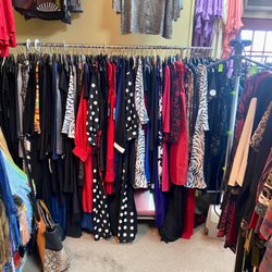 Midway Boutique - One of MANY racks of clothes.