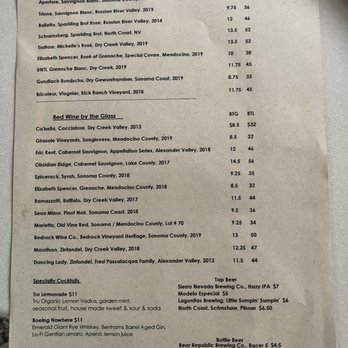 Catelli's - Menu - New American Near Me - Geyserville, California Catelli's - Menu - New American Near Me - Geyserville, California