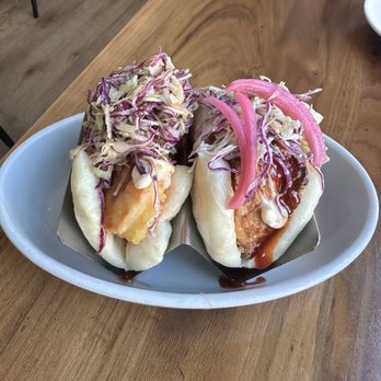 Secret Bao - Shrimp Tempura Bao + KFC Bao - Asian Fusion Near Me - Santa Barbara, California Secret Bao - Shrimp Tempura Bao + KFC Bao - Asian Fusion Near Me - Santa Barbara, California