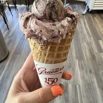 Graeter's Ice Cream - Boldly Bearcat in a waffle cone - Ice Cream & Frozen Yogurt Near Me - Cincinnati, Ohio