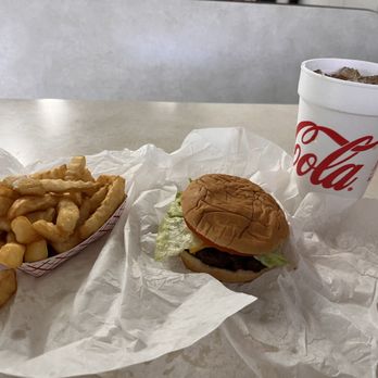 Fowler's Grill - Burger and fries unwrapped. - American Near Me - Tabor City, North Carolina Fowler's Grill - Burger and fries unwrapped. - American Near Me - Tabor City, North Carolina
