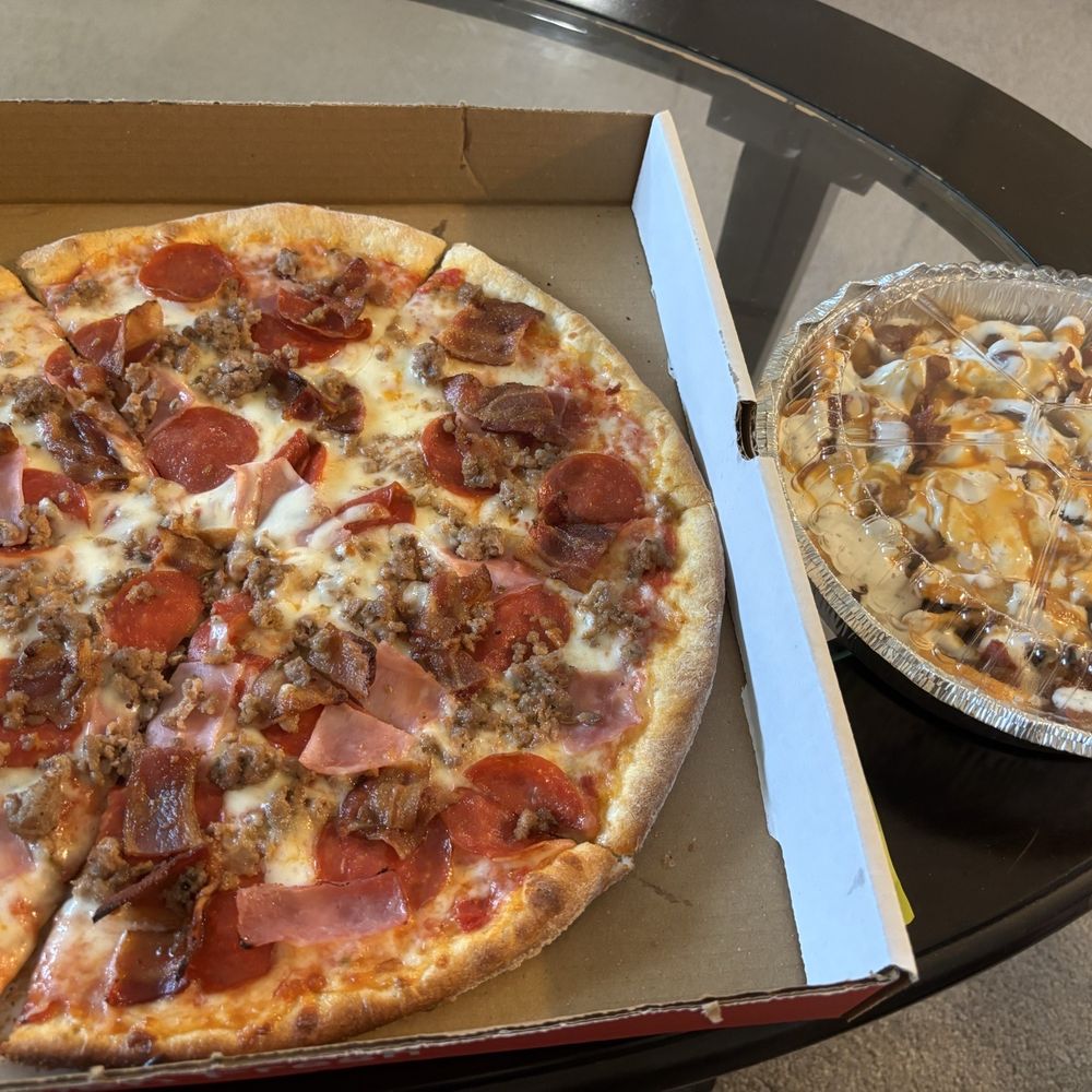 Brothers Pizza - Meat Lovers Pizza & Bacon Ranch Fries - Pizza Near Me - Princeton Junction, New Jersey Brothers Pizza - Meat Lovers Pizza & Bacon Ranch Fries - Pizza Near Me - Princeton Junction, New Jersey