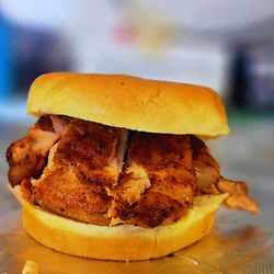 The Emeralds Touch BBQ - Introducing The Emerald's Touch BBQ Chicken Sandwich - where flavor meets finesse!
This isn't just any chicken sandwich - it's a master