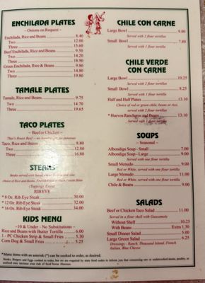 Menu photo 2 Guayos El Rey Miami, AZ