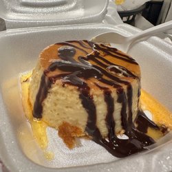 Margarita House - Flan with chocolate
