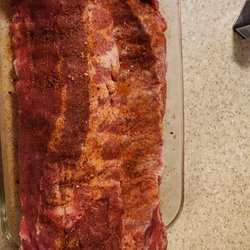 Olson's Meat and Smokehouse - All rubbed and ready for Blues, brews and BBQ's!