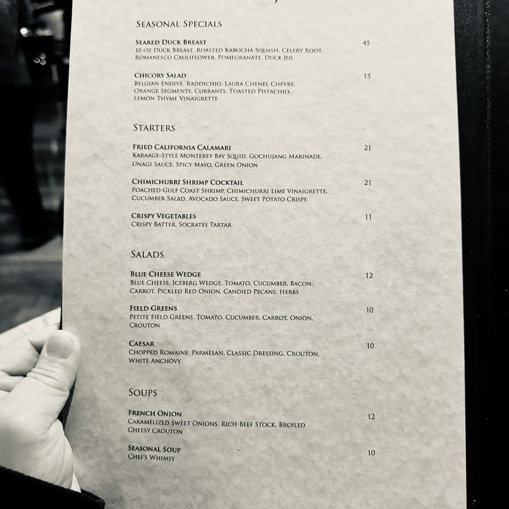 Henry's Steakhouse - 12.24.23 Specials, Starters, Soups & Salads - Steakhouses Near Me - Placerville, California