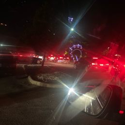 Thousands of tail lights