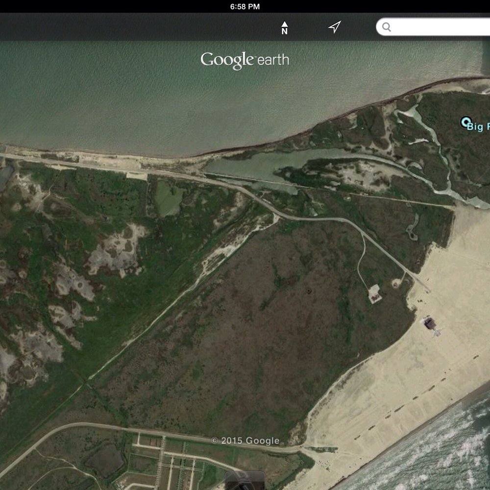 Big Reef Nature Park - Google earth image - Hiking Near Me - Galveston, Texas Big Reef Nature Park - Google earth image - Hiking Near Me - Galveston, Texas