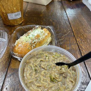 Royals of Troy - Beef broccoli soup and 1/2 a Garlic Bomb - Sandwiches Near Me - Troy, Virginia Royals of Troy - Beef broccoli soup and 1/2 a Garlic Bomb - Sandwiches Near Me - Troy, Virginia