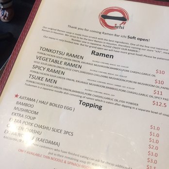 Ramen Bar Ichi - Ramen Near Me - Houston, Texas Ramen Bar Ichi - Ramen Near Me - Houston, Texas