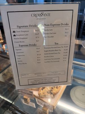 Menu photo 1 Croissante Los Gatos, CA Menu photo 1 Croissante Los Gatos, CA