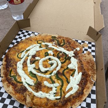 The Spot - Chicken Chipolte Pizza 10" Spicy Chipotle Chicken Healthy Pizza - Juice Bars & Smoothies Near Me - Claremont, California