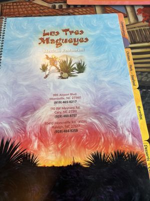 Menu photo 1 Los Tres Magueyes Morrisville, NC Menu photo 1 Los Tres Magueyes Morrisville, NC