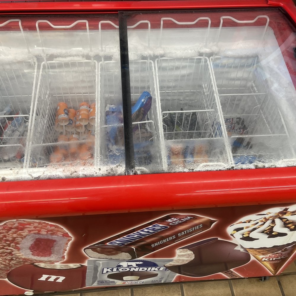 Kwick Stop - a display of ice creams - Convenience Stores Near Me - Newalla, Oklahoma