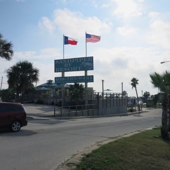 Sandpiper RV Resort - View of the entrance. - RV Parks Near Me - Galveston, Texas