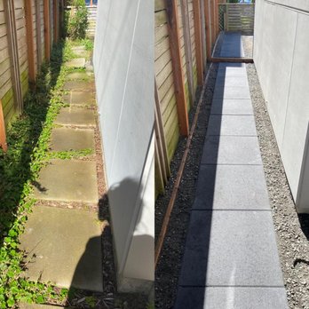 Associated Landscaping - a narrow walkway between two buildings - Fences & Gates Near Me - Burien, Washington Associated Landscaping - a narrow walkway between two buildings - Fences & Gates Near Me - Burien, Washington