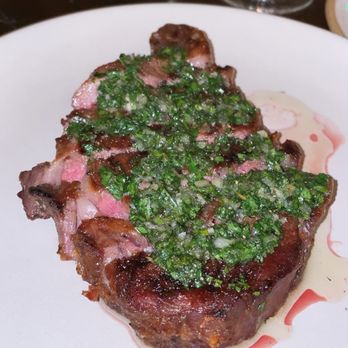 Manuela - Ribeye with chimichurri - New American Near Me - Los Angeles, California Manuela - Ribeye with chimichurri - New American Near Me - Los Angeles, California
