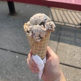 Mississippi River Revel in a waffle cone