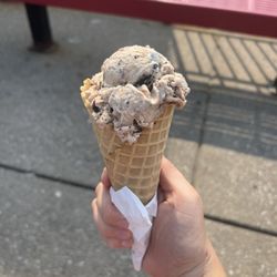 Mississippi River Revel in a waffle cone