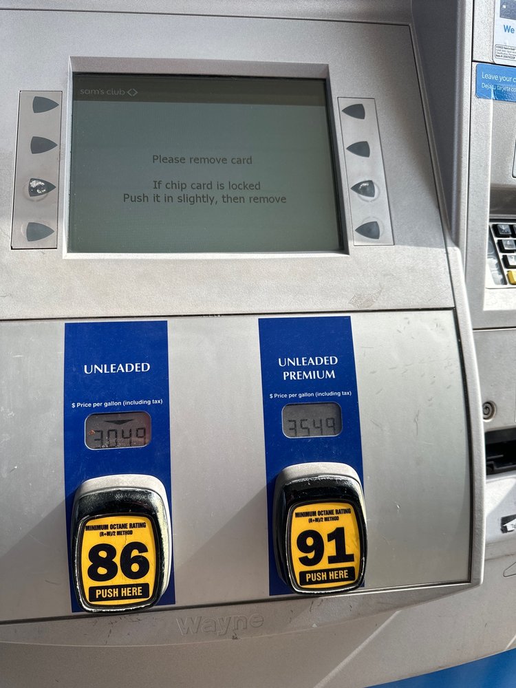SAMS CLUB GAS Updated August 2024 I40 & N. Soncy Rd., Amarillo
