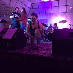 Hubbard Music - My daughter about to rock out with her Band Stormborn