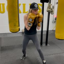 Muscles and Knuckles - Last month. Since starting I've lost 20lbs and gained a ton of muscle.