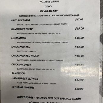 Faithful Grinds - Hawaiian Near Me - Kahului, Hawaii Faithful Grinds - Hawaiian Near Me - Kahului, Hawaii