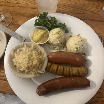 Der Lindenbaum - Sausage sampler - German Near Me - Fredericksburg, Texas