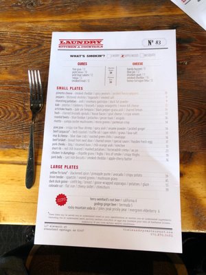 Menu photo 7 Laundry Steamboat Springs, CO