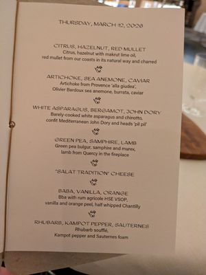 Menu photo 1 Le Louis XV Alain Ducasse Fargo, ND Menu photo 1 Le Louis XV Alain Ducasse Fargo, ND