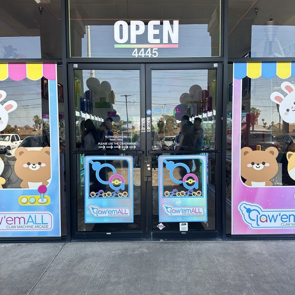 Claw Em All - Entrance - Arcades Near Me - Las Vegas, Nevada Claw Em All - Entrance - Arcades Near Me - Las Vegas, Nevada