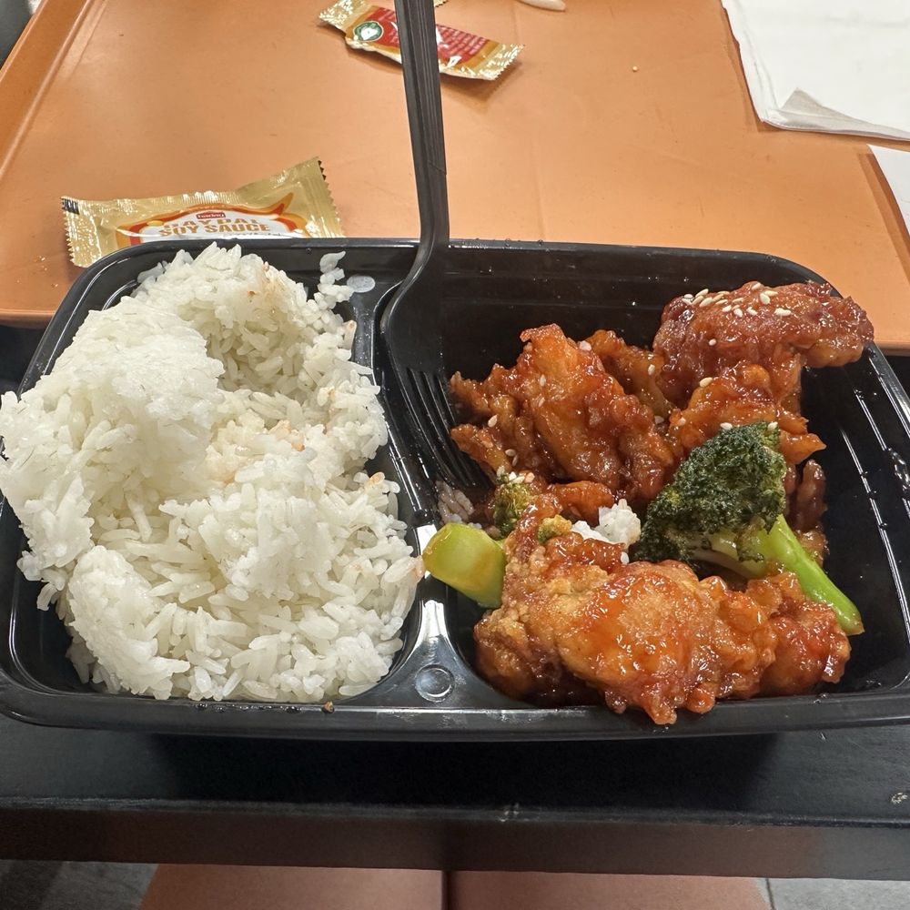 Chick'n Wok - sesame chicken with steamed rice. - Chinese Near Me - Marietta, Georgia