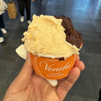 Venchi - Passion Fruit and Chocolate (vegan) - Gelato Near Me - Santa Clara, California Venchi - Passion Fruit and Chocolate (vegan) - Gelato Near Me - Santa Clara, California