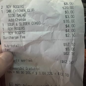 The Kingston Ale House - Itemized receipt. - Bars Near Me - Kingston, Washington