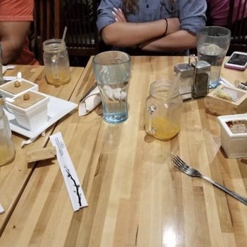 Bangkok House Too - Waiting for food while sipping iced Thai tea - Thai Near Me - Moab, Utah