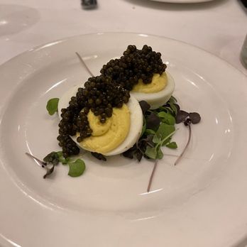 Lahaina Grill - caviar deviled eggs - Seafood Near Me - Lahaina, Hawaii Lahaina Grill - caviar deviled eggs - Seafood Near Me - Lahaina, Hawaii