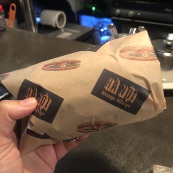 Hanoi Soup Shop - How cute is the wrapper! - Vietnamese Near Me - New York, New York