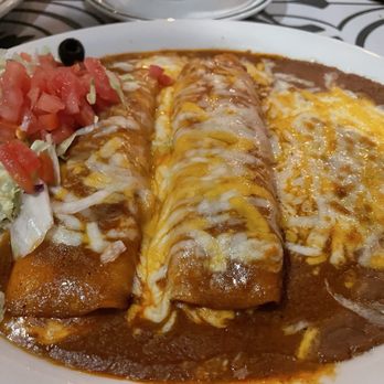 La Pinata - 1. Two Piece Red Cheese Enchiladas Combo - Mexican Near Me - Phoenix, Arizona