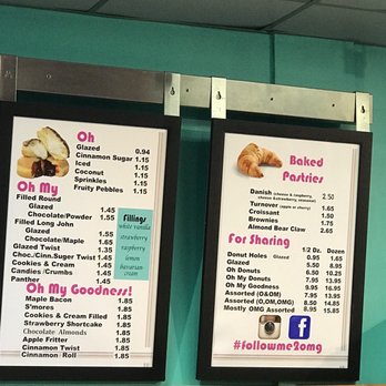 OMG Donuts & Bakery - Prices - Donuts Near Me - Concord, North Carolina OMG Donuts & Bakery - Prices - Donuts Near Me - Concord, North Carolina