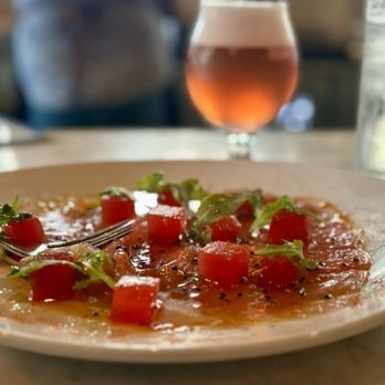 The Osprey - Watermelon Salmon Carpaccio - Seafood Near Me - Orlando, Florida