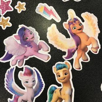 Edmond's Burgers & More - My Little Pony Stickers - American Near Me - Plano, Texas